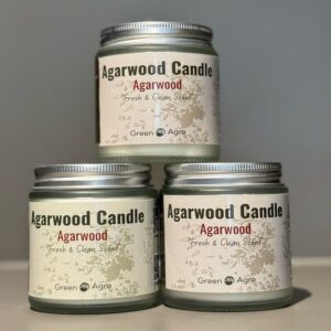 Agarwood candle